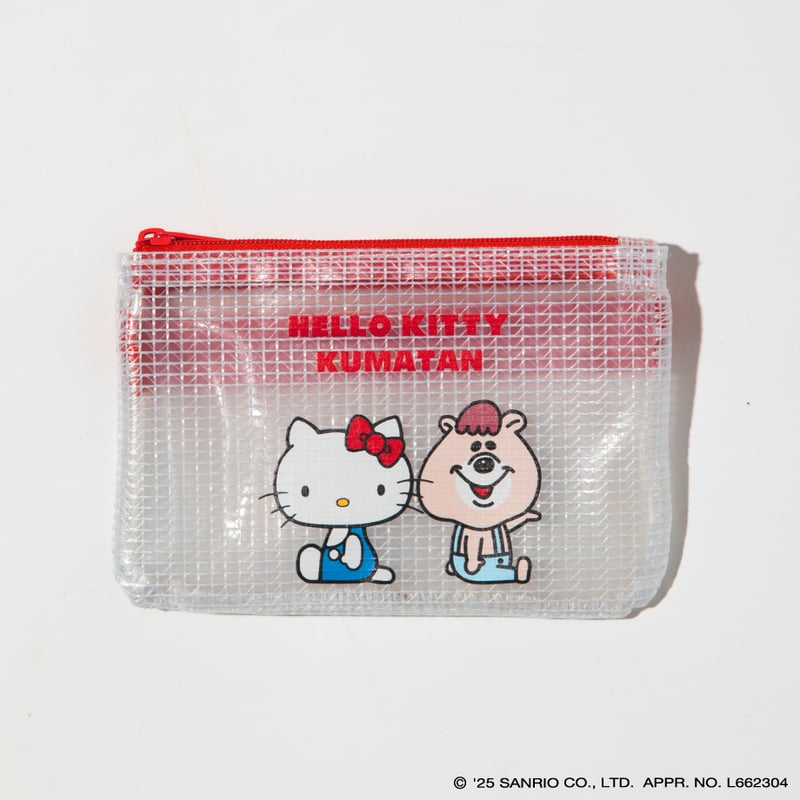 ハローキティ×クマタン ポーチ【KMT-KI-001WHT-RED】 | KUMATAN