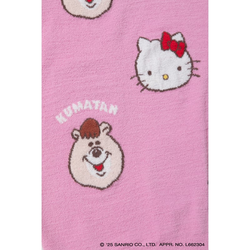 ハローキティ×クマタン ルームウェア【KMT-MK-003PNK】※2月中旬〜下旬