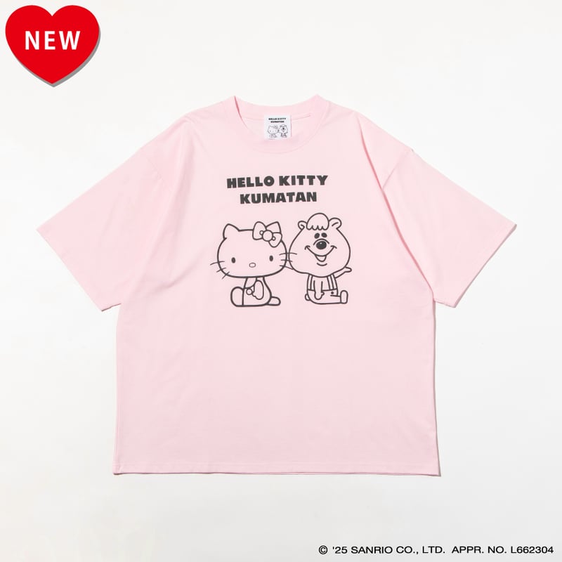 ハローキティ×クマタン BIG TEE【KMT-GC-005PNK】 | KUMATAN OF