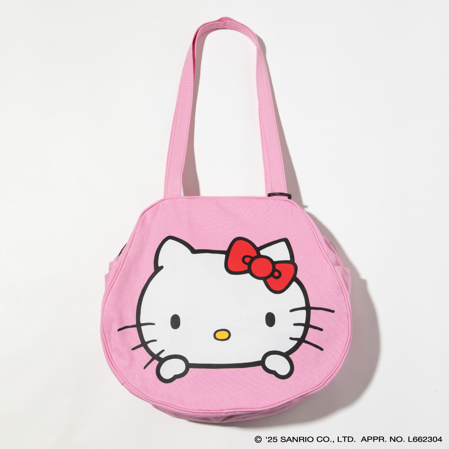ハローキティ×クマタン フェイストートバッグ【KMT-GC-001PNK
