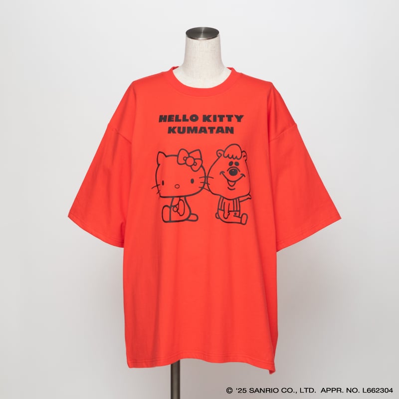 ハローキティ×クマタン BIG TEE【KMT-GC-005RED】 | KUMATAN OF