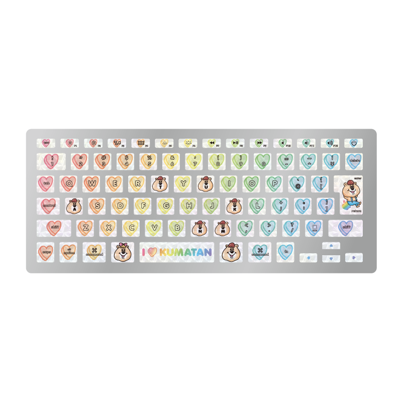 TYPE KUMATAN（Macbook専用キーボードシール） | KUMATAN OFFIC