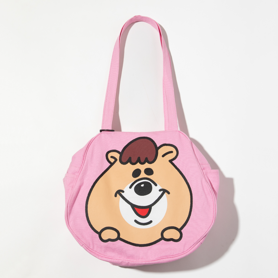 ハローキティ×クマタン フェイストートバッグ【KMT-GC-001PNK