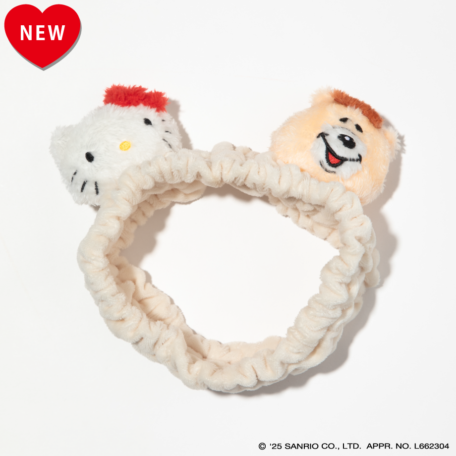 diyl & kety新品ハンドヘアボディに使用可 ハローキティ×クマタン ヘアバンド【KMT-KI-008IVO】 | KUMATAN OFFI