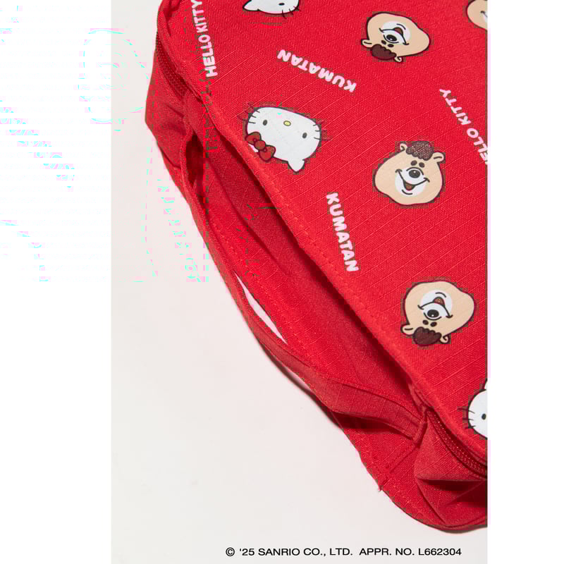 m*n様 新品未開封‪♡海外限定 ハローキティフラダンスメモ ハローキティ×クマタン トラベルバッグ【KMT-GC-002WHT-RED】※10