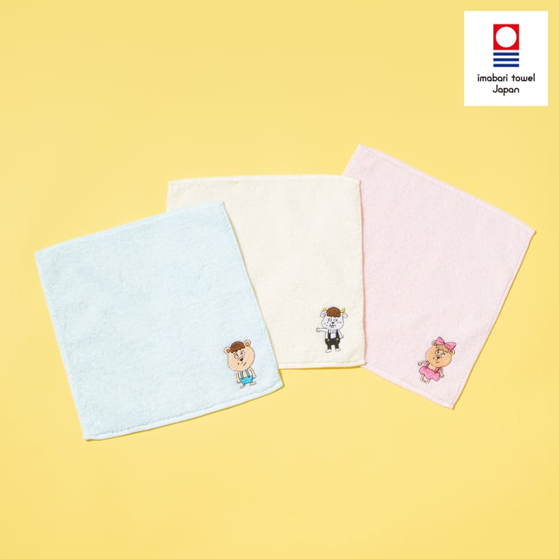 今治タオルブランド〉クマタンハンドタオル【KMT-465BU