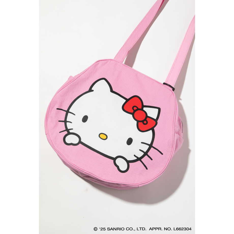 ハローキティ×クマタン フェイストートバッグ【KMT-GC-001PNK