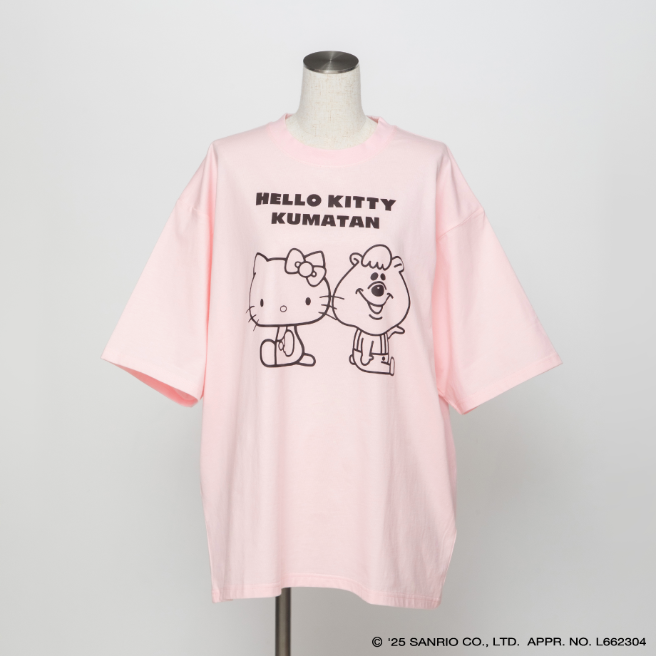 ハローキティ×クマタン BIG TEE【KMT-GC-005PNK】 | KUMATAN OF