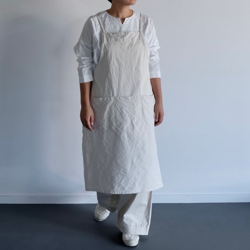 takeshi kanda エプロン きなり　新品未使用 エプロン/きなり | takeshikanda