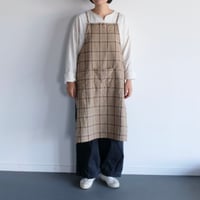 エプロン/ベージュチェック