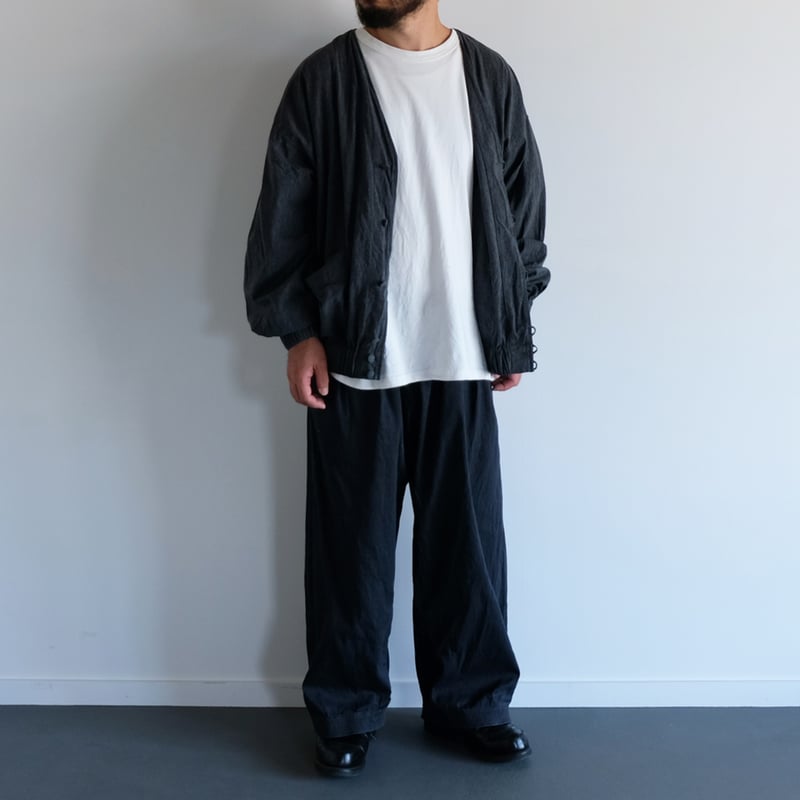 24時間以内発送 ブラック カーディガン M カーディガン/墨/メンズ | takeshikanda