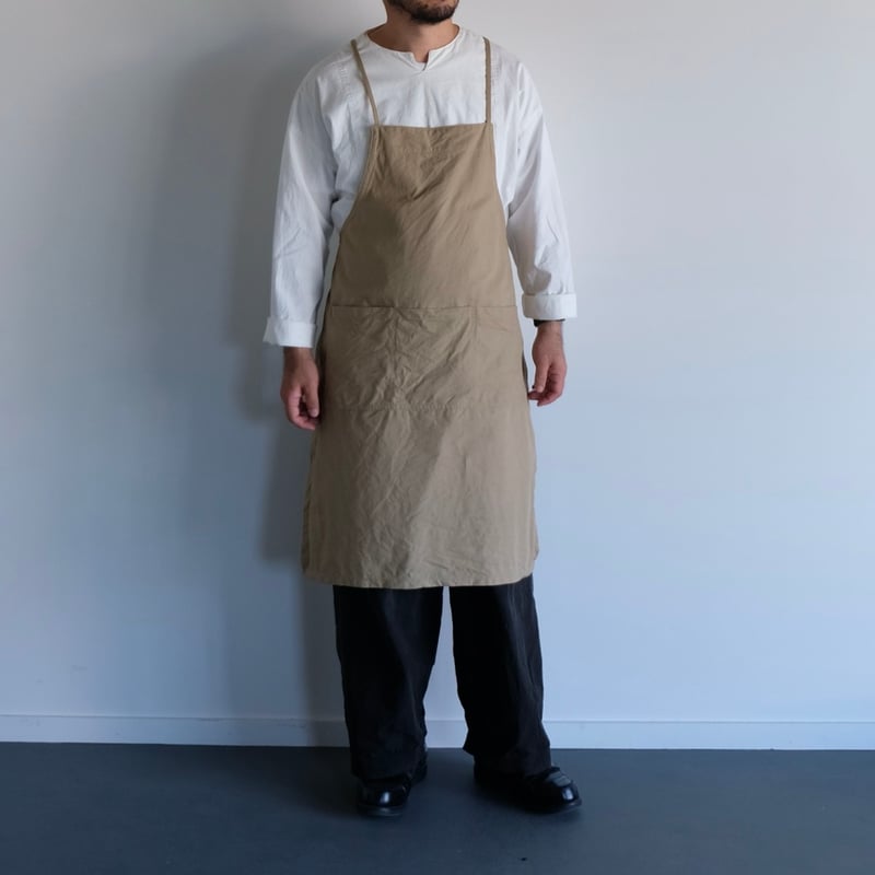 エプロン/ベージュ | takeshikanda