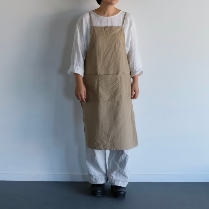 エプロン/ベージュ | takeshikanda