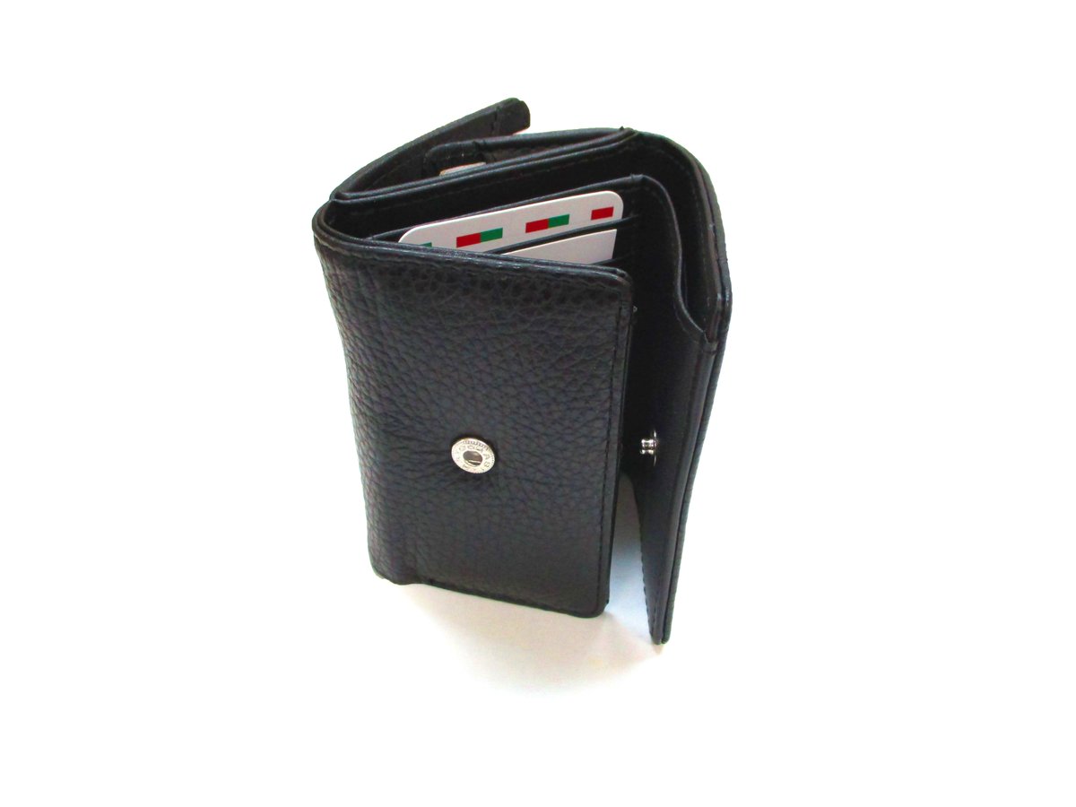 Maturi マトゥーリ】イタリアンレザーパステルカラー5色 コンパクト三