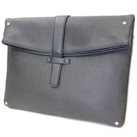 Maturi マトゥーリ】 ホーンクロコ ダブルファスナー セカンドバッグ