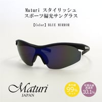 Maturi マトゥーリ 偏光 チタン ティアドロップ サングラス ケース付き