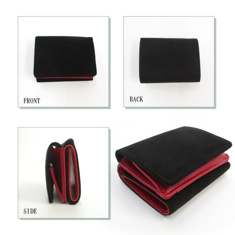 【Maturi マトゥーリ】 アルカンターラ ピスタシリーズ 三つ折り ミニ財布 MR-103 選択カラー 定価38500円 Maturi マトゥーリ】 アルカンターラ ピスタシリーズ 三つ折り ミニ