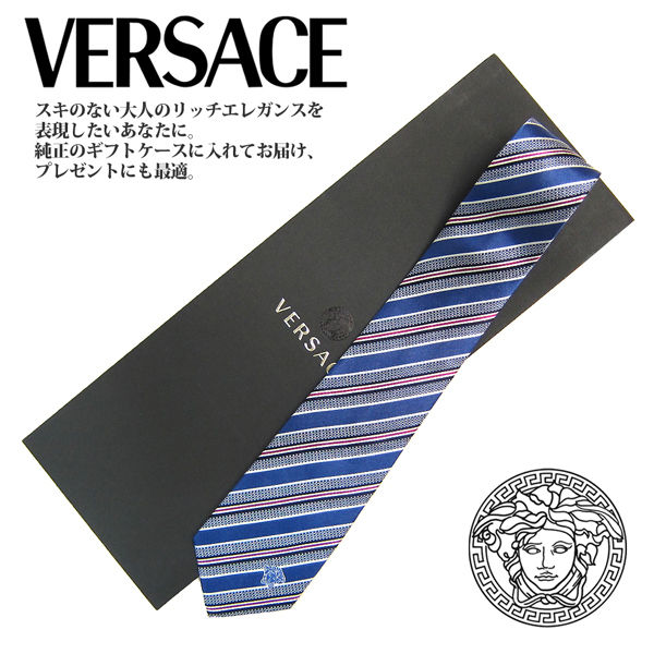 VERSACE ヴェルサーチ ネクタイ 新柄 メンズ 紳士 (17) | Maturi JAPAN