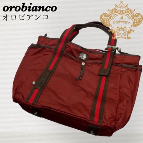 ［オロビアンコ］Orobianco　ARINNA　アリンナ　T3-C　ビジネストートバッグWN/GR＆RD（450）