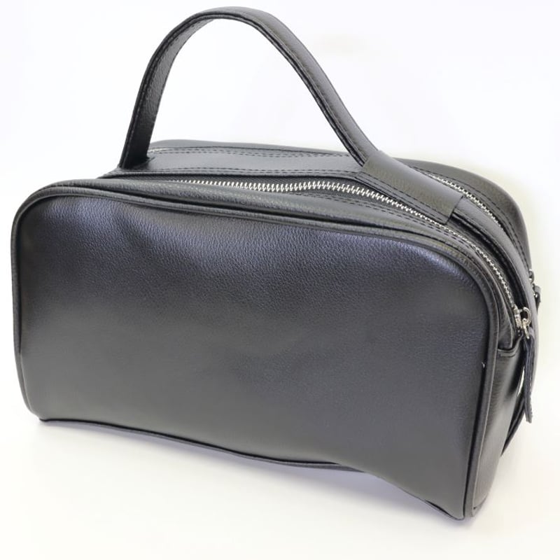 Maturi マトゥーリ ソフトレザー 牛革 ダブルファスナー セカンドバッグ メンズ MT-35 BLACK ブラック【送料無料】 Maturi マトゥーリ】ソフトレザー 牛革 ダブルファスナー セカンド