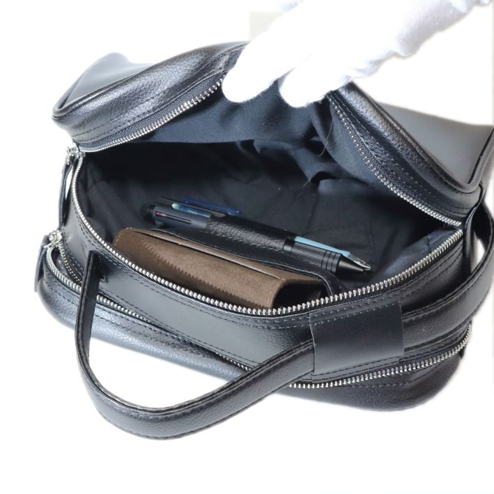 クリスマス ダブルファスナー セカンドバッグ ソフトレザー　牛革  Maturi マトゥーリ メンズ MT-35　高級皮革 Maturi JAPAN MT-35  送料無料 お取り寄せ Maturi マトゥーリ】ソフトレザー 牛革 ダブルファスナー セカンド