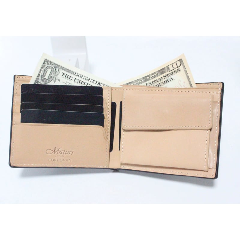Maturi マトゥーリ エグゼクティブ コードバン 馬 牛革メンズ 二つ折り
