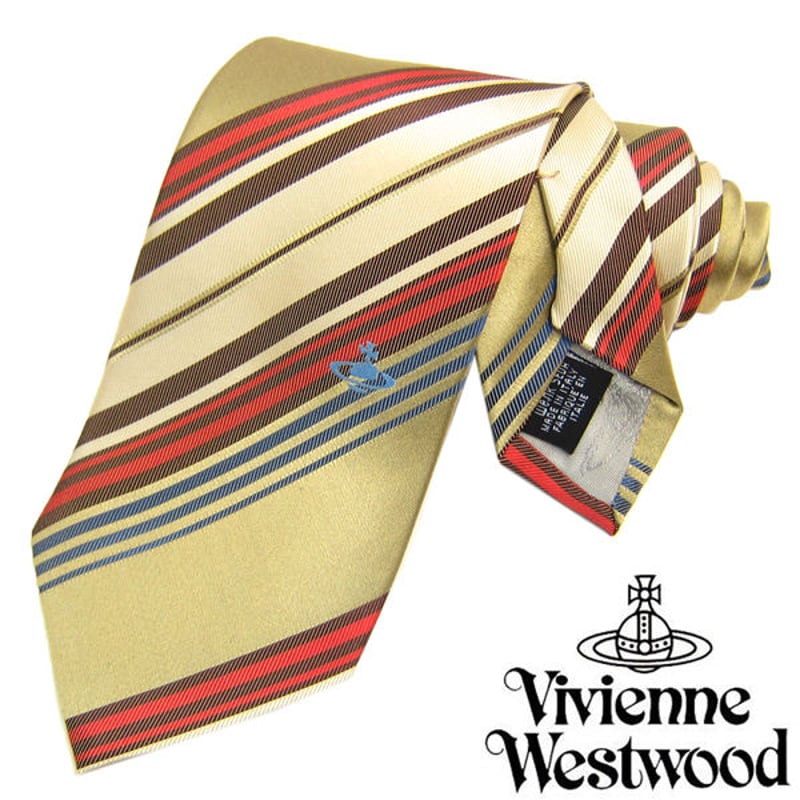 美品　ヴィヴィアンウエストウッド　オーブロゴ総柄　ネクタイ　パーティ　メンズ 美品 ヴィヴィアンウエストウッド オーブロゴ総柄 ネクタイ