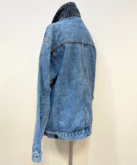 ウォッシュ加工デニムジャケット