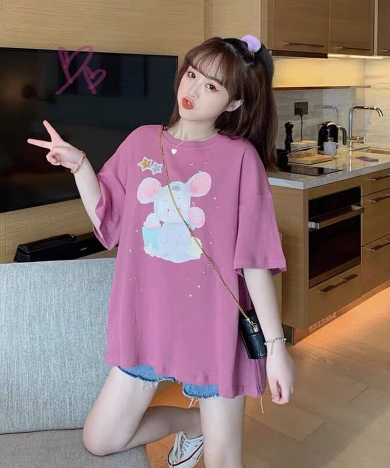 【GRANCY】ダメージ ドッキング デザインシャツ ピンク Sサイズ 完売品GRANCY ダメージ ドッキング デザインシャツ Pink size S GRANCY