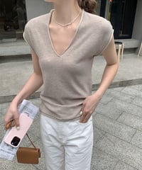 美シルエット サマーニットトップス
