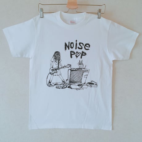 noisepop オリジナルイラストTシャツ☆ギターガール