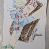 採血を見守る天使