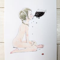 カラーイラスト(しょうゆとキス)