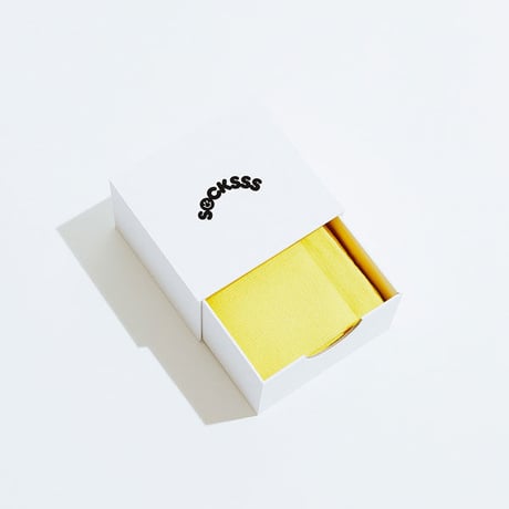 SOCKSSS ソックス 靴下 レモンスノー イエロー LEMON SNOW オーガニックコットン
