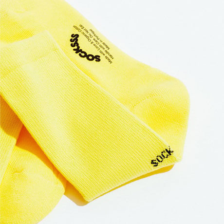 SOCKSSS ソックス 靴下 レモンスノー イエロー LEMON SNOW オーガニックコットン