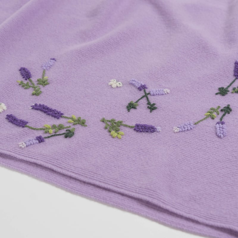 ラベンダー　刺繍トップス 楽天市場】ラベンダー（柄刺繍）（トップス｜レディースファッション
