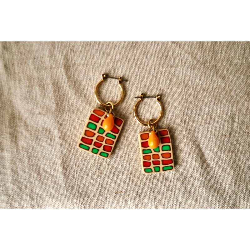 shishikui ピアス　オレンジ shishikui ピアス オレンジ shishikui ピアス オレンジ shishikui