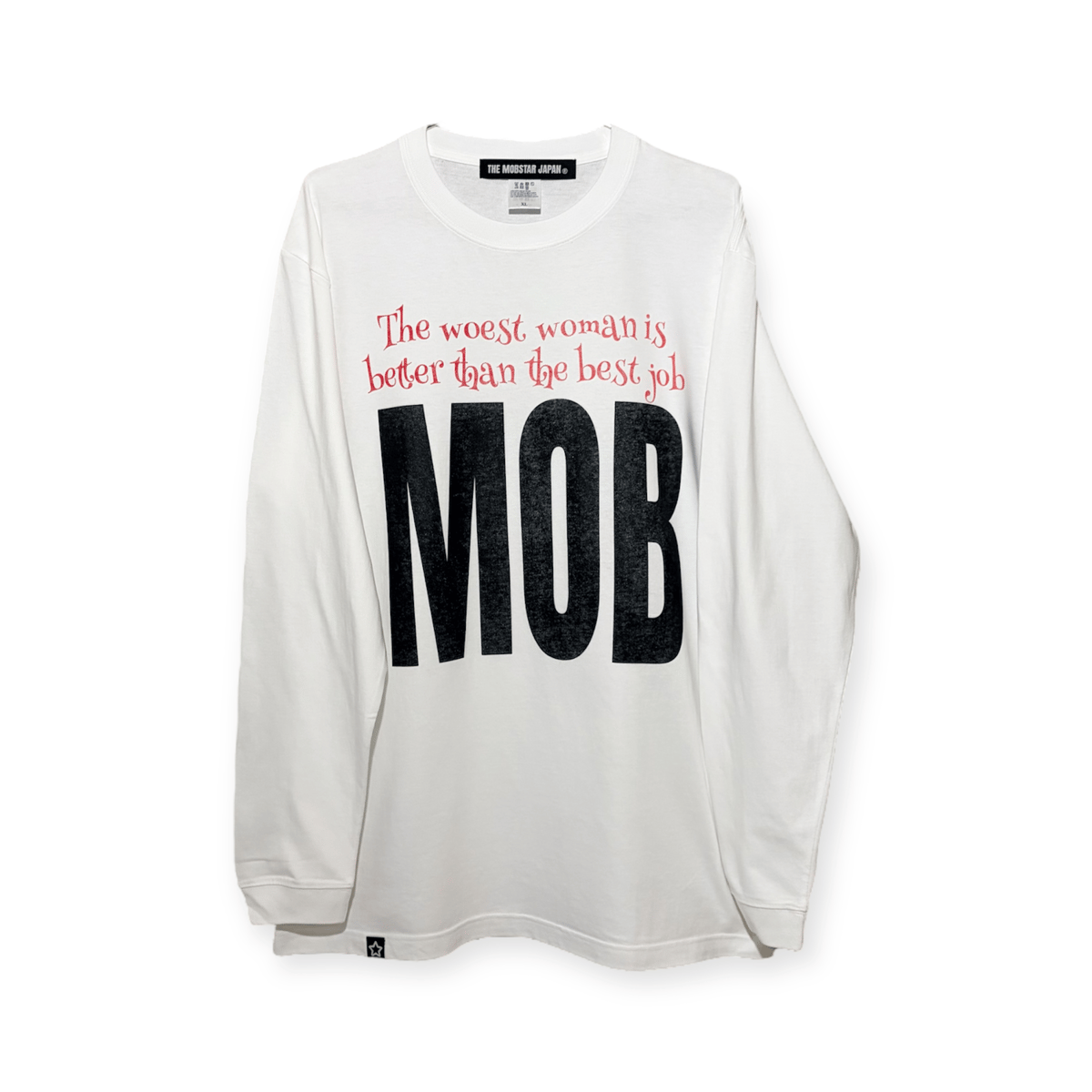 MOB long sleeve T white | THE MOBSTAR JAPAN®️
