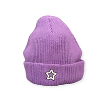 knit cap purple
