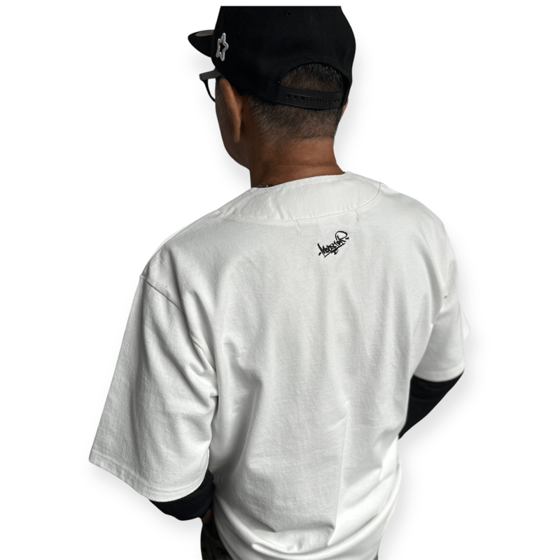 ベースボールシャツ ホワイト | THE MOBSTAR JAPAN®️