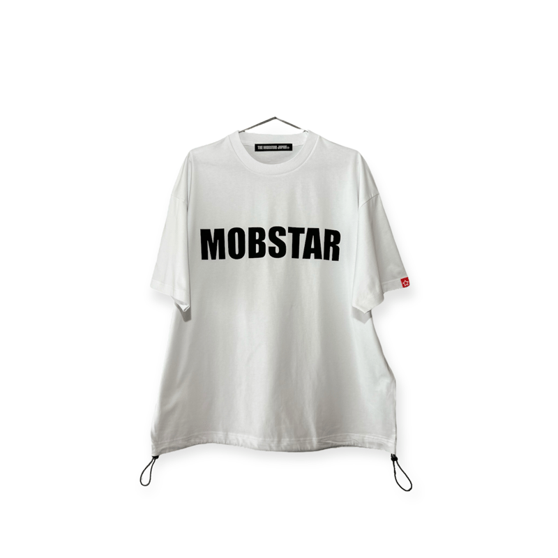 新品 THE MOBSTER JAPAN ドローコードTシャツ モブスター L MOBSTAR ドローコードTシャツ ホワイト | THE MOBSTAR JAPAN®️