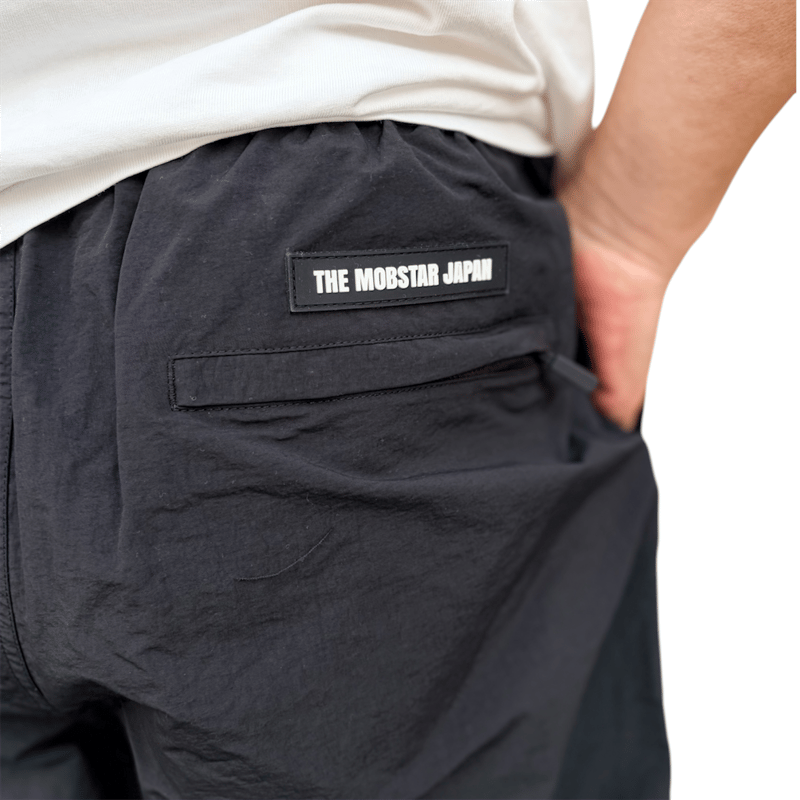 パンツ m.u Bicolor Nylon PANT NYLON PANTS BLACK | THE MOBSTAR JAPAN®️