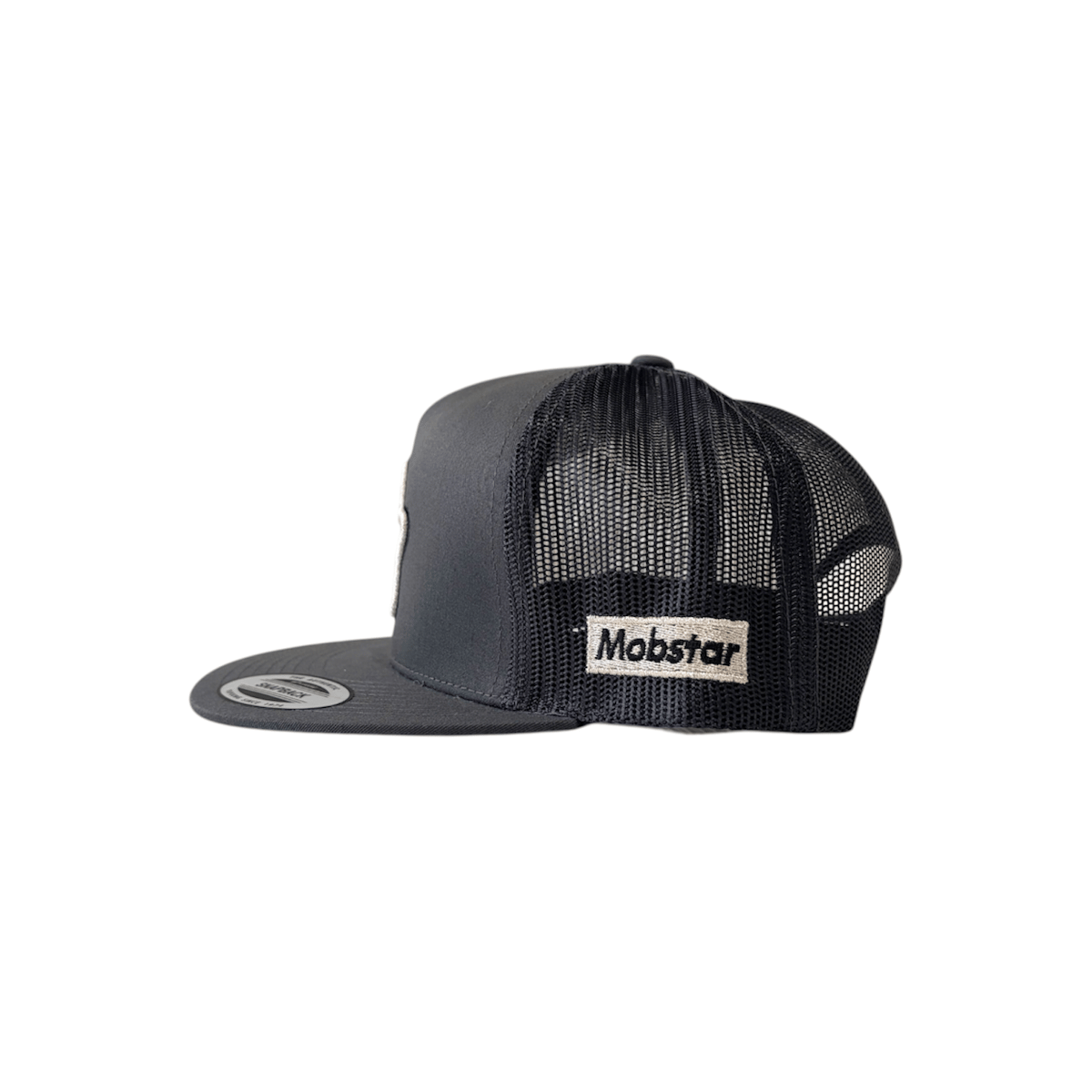 double star mesh cap charcoal | THE MOBSTAR JAP