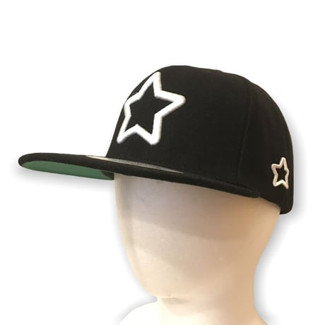 Mobstar cap Whitestar black