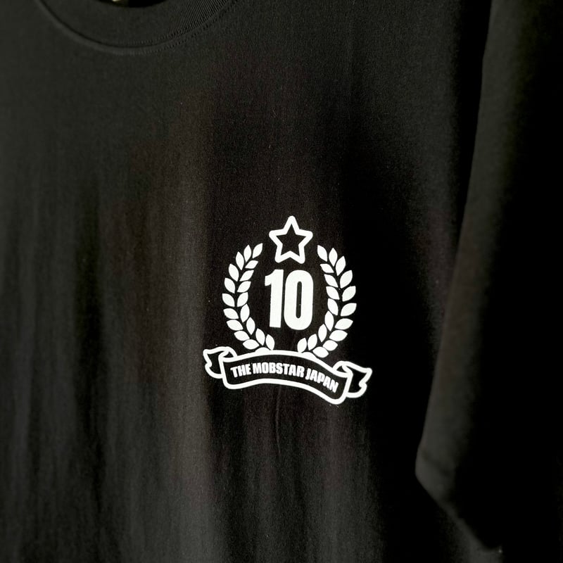 10th T-shirt Black | THE MOBSTAR JAPAN®️ 10th T-shirt Black | THE MOBSTAR JAPAN®️