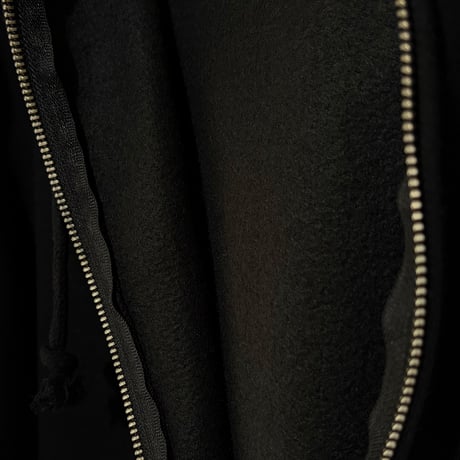 foaming zip hoodie