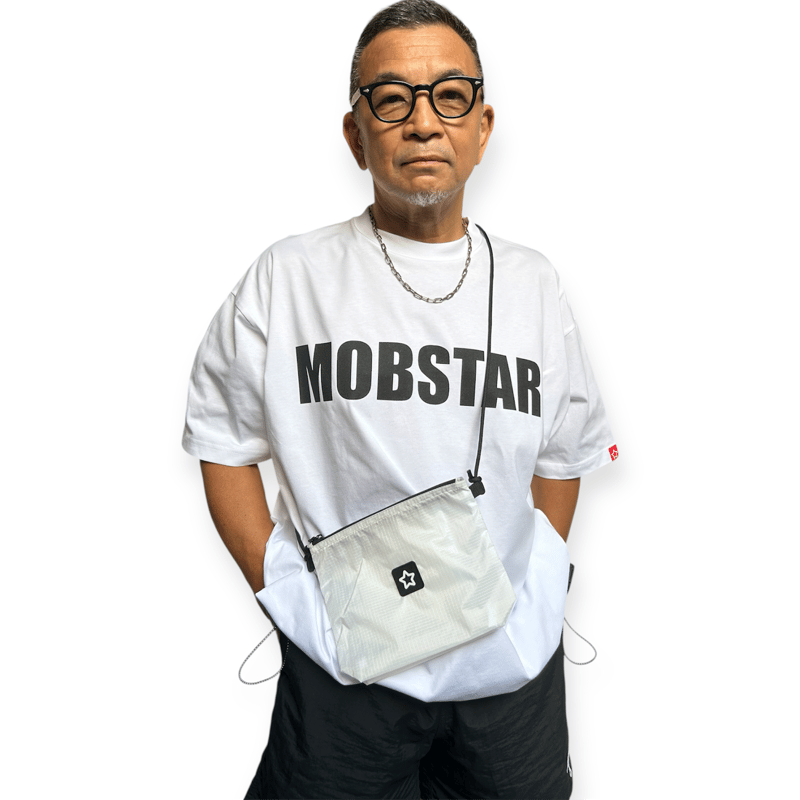 ナイロンサコッシュ ホワイト | THE MOBSTAR JAPAN®️