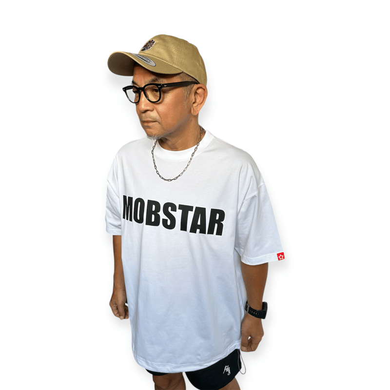 新品 THE MOBSTER JAPAN ドローコードTシャツ モブスター L MOBSTAR ドローコードTシャツ ホワイト | THE MOBSTAR JAPAN®️