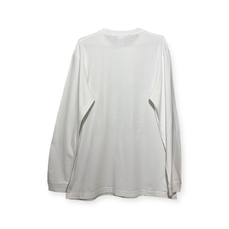 MOB long sleeve T white