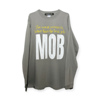 MOB long sleeve T stone grey